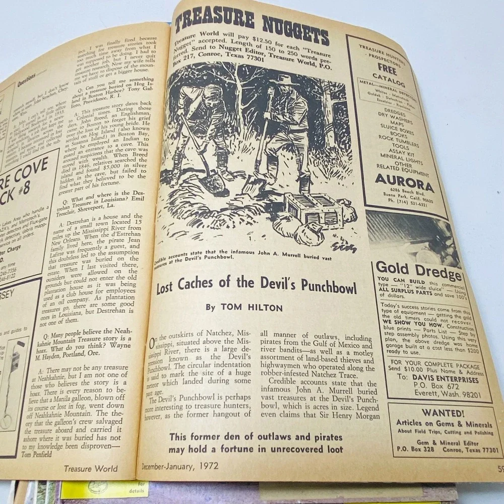 12 Long John Latham's Treasure World True Treasure 1972 The Spider Rock Treasure